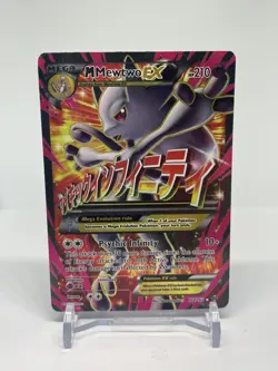 M Mewtwo EX (160 Full Art) 160/162 Holo - Pokemon TCG XY - BREAKthrough - HP - Image 1