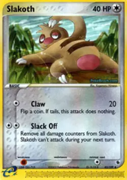 1x Slakoth - 45/109 - Uncommon NM-Mint Pokemon EX - Ruby & Sapphire - Image 1
