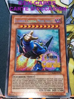 CARTE Yu Gi Oh GUERRIER COLOSSAL/MODE ASSAUT CRMS-FR000 - Image 1
