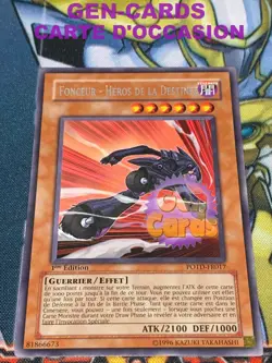 CARTE Yu Gi Oh FONCEUR - HEROS DE LA DESTINEE POTD-FR017 1ere edition - Image 1