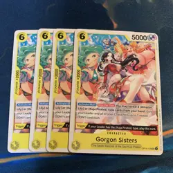 Gorgon Sisters Playset - OP14-105 x4 - The Azure Sea's Seven - One Piece TCG NM - Image 1