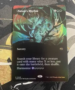Nature's Rhythm (Borderless) Tarkir: Dragonstorm Foil - Image 1