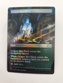 MTG Golgari Rot Farm Foil Borderless Double Masters 2022 MM #406 Near Mint - Image 5