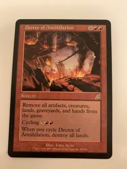 MTG NM Decree of Annihilation Scourge Free Shipping In The US with Tracking - Image 1