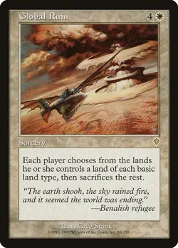 Global Ruin 1x MtG Invasion INV SP/NM - Image 1
