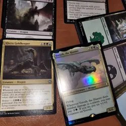 Green Blue Black ***DRAKES DRAGONS*** Tribal Custom COMMANDER MAGIC DECK MTG Fun - Image 1