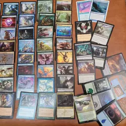 Green Blue Black ***DRAKES DRAGONS*** Tribal Custom COMMANDER MAGIC DECK MTG Fun - Image 2