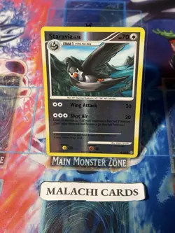 Pokemon x1 Staravia - Stormfront (Reverse Holo 52/100) (Light Play!) - Image 1