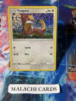 Pokemon x1 Yungoos - McDonald's Promos 2017 (Holo 12/12) (Light Play!) - Image 1