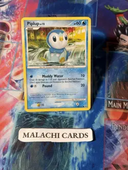 Pokemon x1 Piplup - Platinum (Common 85/127) (Near Mint!) - Image 1