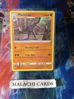 Pokemon x1 Machamp - Detective Pikachu (Holo Rare 13/18) (Light Play!) - Image 1