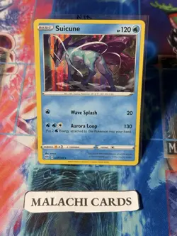 Pokemon x1 Suicune - SWSH03: Darkness Ablaze (Holo Rare 037/189) (Near Mint!) - Image 1