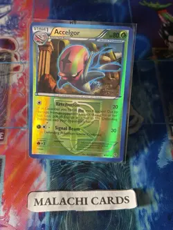 Pokemon x1 Accelgor (Team Plasma) (Reverse Holo 8/101) (Heavy Play!) - Image 1