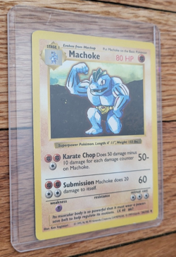 Pokemon TCG - Machoke - 034/102 Base Set (Shadowless)- Regular - Image 3