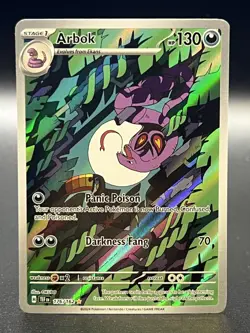 Arbok 176/162 Illustration Rare SV05: Temporal Forces Pokemon TCG - NM - Image 1