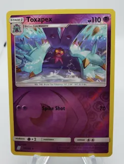 Toxapex - 97/236 - Rare - Reverse Holo NM, English Pokemon Unified Minds - Image 1