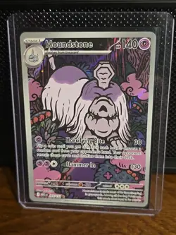 2025 Pokemon Houndstone 145/132 Me01: Mega Evolution Illustration Rare - Image 2