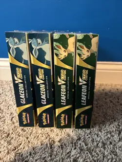 Pokemon 2x Leafeon + 2x Glaceon VSTAR Special Collection NEW SEALED - Image 5