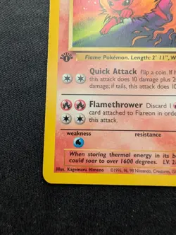 NM Pokemon 1st Edition Flareon Jungle Set 19/64 - Image 4