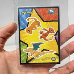 Charizard TOPPS Pokemon Puzzle Sticker from First Movie LP - Image 1