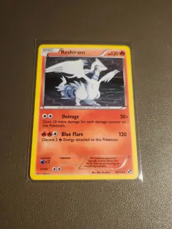 Reshiram 26/114 Holo Rare 2011 Black White Base Pokemon TCG LP - Image 1