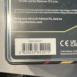 Pokemon Crown Zenith Tin Galarian Articuno Sealed Promo Booster Kit 2023 - Image 3