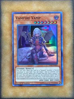 Yugioh Vampire Vamp DASA-EN050 Super Rare 1st Ed NM - Image 1