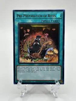 🔥Yugioh TCG-Pre-Preparation of Rites-RA01-EN055-Ultra Rare-1st Edition-M/NM🔥 - Image 1