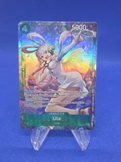 One Piece Carrying On His Will Uta OP13-023 Alternate Art SR Super Rare NM - Image 1