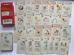 Complete Pokemon Charizard Red Deck Playing Card Poker 1996 Played - Image 2