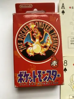 Complete Pokemon Charizard Red Deck Playing Card Poker 1996 Played - Image 5