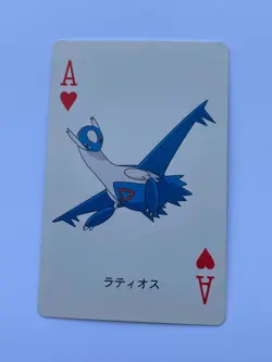Latios Ace Of Hearts Pokemon Pocket Monster Playing Card Nintendo Japanese - Image 1