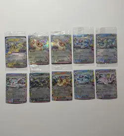 Prismatic Evolutions Stamped EX Promo Cards & Double Rare Ex Eeveelutions - Image 1