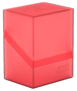 Ultimate Guard Boulder 80+ Ruby Standard Size Deck Case Card Storage Box New mtg - Image 2