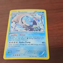 Pokemon Blastoise 140 HP Plasma Blast Holo Rare 16/101 English TCG Card - Image 1
