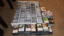 HUGE MAGIC THE GATHERING MTG 8000+ CARD LOT BULK UNCOMMONS AND COMMONS! - Image 1