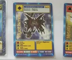 DIGIMON GOLD MYOTISMON 1999 BANDAI CARD # BO-76 - Image 1