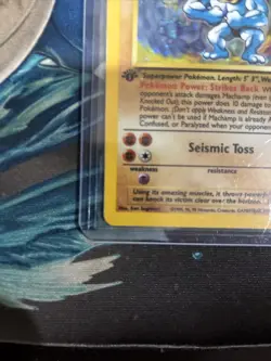 Pokemon TCG Machamp Holo Unlimited Rare 1st Edition Card 8/102 - Image 3