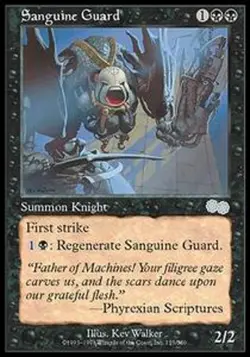 MRM ENGLISH 4x Garde sanguin (Sanguine Guard) MTG magic USG - Image 1