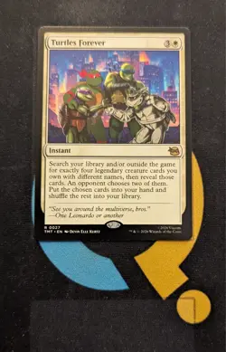 Turtles Forever Rare TMT 027 Teenage Mutant Ninja Turtles MTG - Image 1