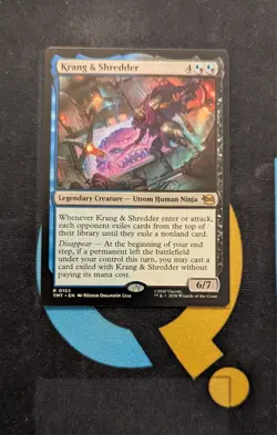 Krang & Shredder Rare TMT 153 Teenage Mutant Ninja Turtles MTG - Image 1