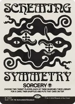 1x SCHEMING SYMMETRY - Secret Lair - MTG - Magic the Gathering - Image 1