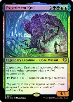 Experiment Kraj FOIL - 0337 - Rare - Commander Masters CMM MTG - Image 1