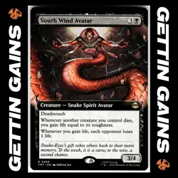 South Wind Avatar - 0269 - R - Non-Foil - Extended - TMNT - MTG - NM/M - Image 1