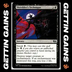 Shredder's Technique - 0077 - UC - Non-Foil - TMNT - MTG - NM/M - Image 1