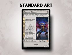 Summon: Bahamut - Custom Magic: The Gathering Card - Image 4