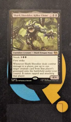 Shark Shredder, Killer Clone Rare TMT 073 Teenage Mutant Ninja Turtles MTG - Image 1