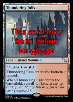 MTG THUNDERING FALLS EXC - CASCATE IMPONENTI 269 - MKM - MAGIC - Image 1