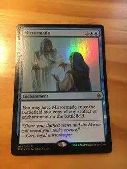Mtg Carte Magic Throne of Eldraine Mirrormade FOIL English NM - Image 1