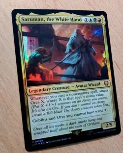 Mtg Magic: +FOIL+ Saruman, die Weiße Hand/ the White Hand, Commander, Mint - Image 2